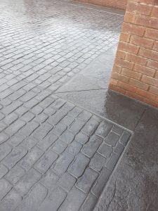 Pattern Imprinted Concrete Driveway in Maghull Merseyside