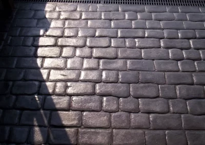 Pattern Imprinted Concrete Driveway 12