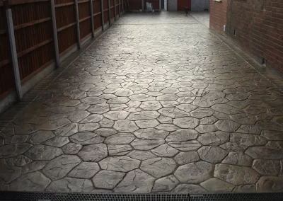 Pattern Imprinted Concrete Driveway 20