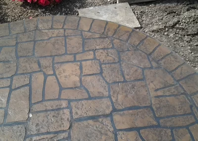 Pattern Imprinted Concrete Driveway 21
