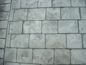 Pattern Imprinted Concrete Driveway London Cobble