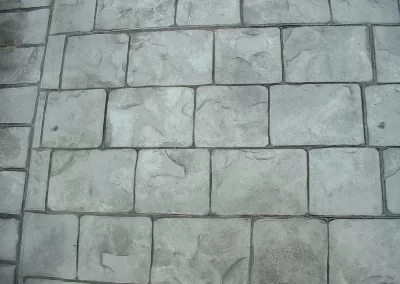 Pattern Imprinted Concrete Driveway London Cobble