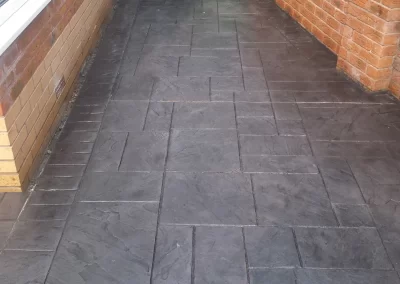 Pattern Imprinted Concrete Path 2