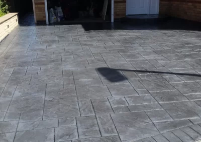 Pattern Imprinted Concrete Path 3