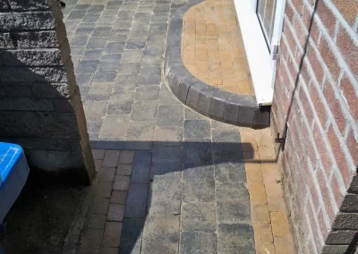 Pattern Imprinted Concrete Step