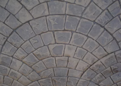 Pattern Imprinted Concrete driveway 11