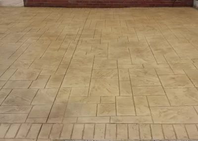 Pattern Imprinted Concrete driveway 13