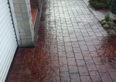 Pattern Imprinted Concrete driveway 3