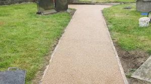 Resin Bound Stone Gravel Pathway Tyldesley Wigan