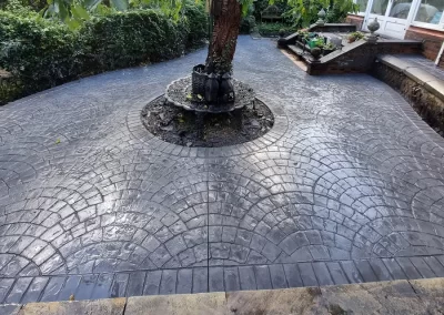 Pattern Imprinted Concrete Patio Worsley Manchester