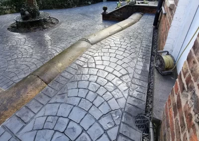 Pattern Imprinted Concrete Patio Worsley Manchester