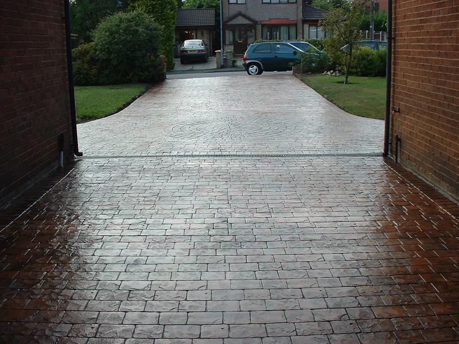 Imprinted Concrete Driveway (10) Imprinted Concrete Driveway