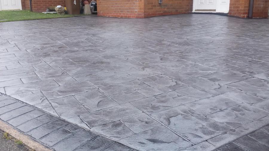 Imprinted Concrete Driveway (11) Imprinted Concrete Driveway