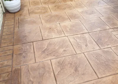 imprinted concrete Random Stone Styles