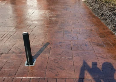 imprinted concrete Random Stone Styles