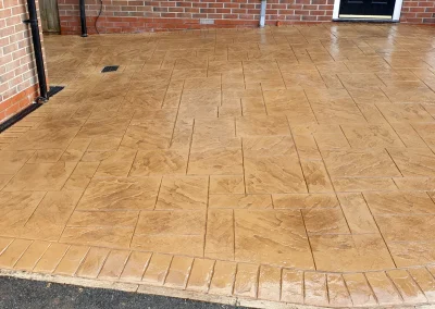 imprinted concrete Random Stone Styles