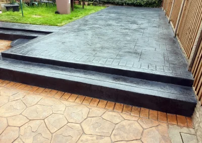 imprinted concrete Random Stone Styles