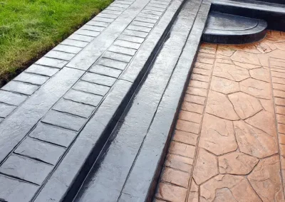 imprinted concrete Random Stone Styles