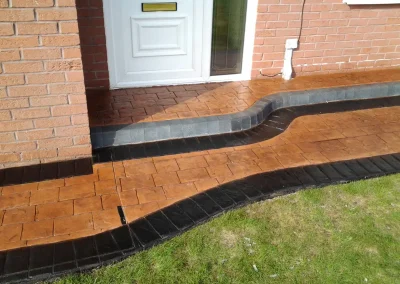 Pattern Imprinted Concrete Bespoke Features
