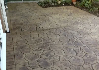 imprinted concrete Random Stone Styles