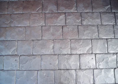 imprinted concrete cobble styles
