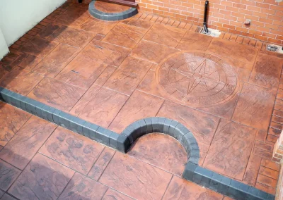 Pattern Imprinted Concrete Bespoke Features
