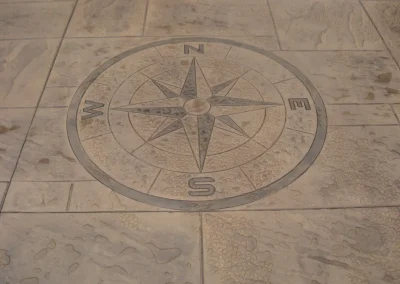 Pattern Imprinted Concrete Bespoke Features