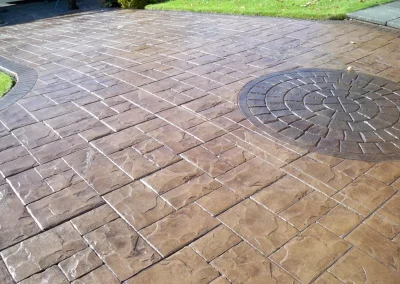 Pattern Imprinted Concrete Bespoke Features