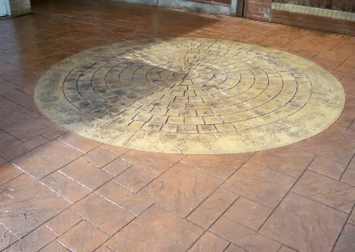 Pattern Imprinted Concrete Bespoke Features