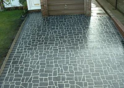 imprinted concrete Random Stone Styles