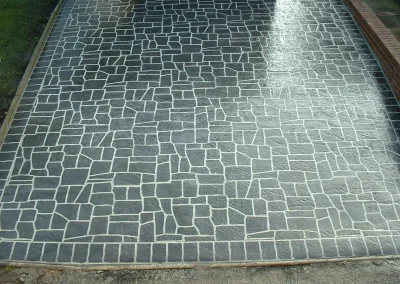 imprinted concrete Random Stone Styles