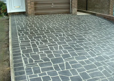 imprinted concrete Random Stone Styles