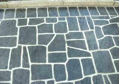 imprinted concrete Random Stone Styles