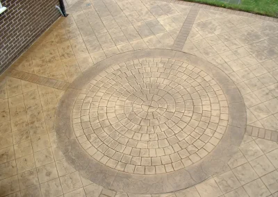 Pattern Imprinted Concrete Bespoke Features