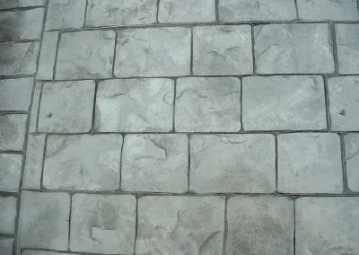 imprinted concrete cobble styles