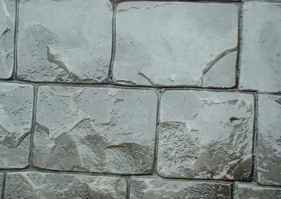 imprinted concrete cobble styles