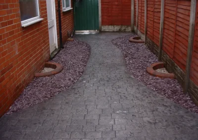 Pattern Imprinted Concrete Bespoke Features
