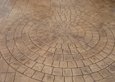 Pattern Imprinted Concrete Bespoke Features