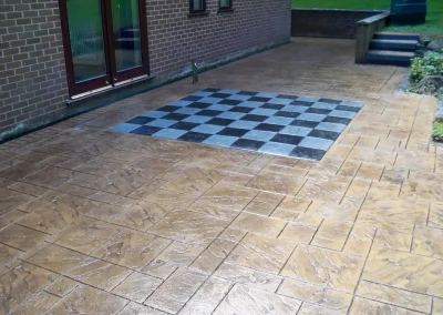 Pattern Imprinted Concrete Bespoke Features