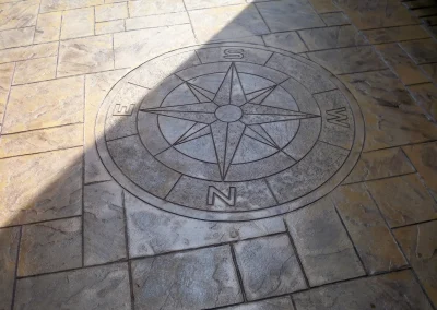 Pattern Imprinted Concrete Bespoke Features