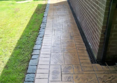Pattern Imprinted Concrete Bespoke Features