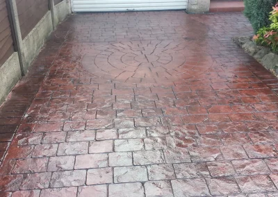 Pattern Imprinted Concrete Bespoke Features