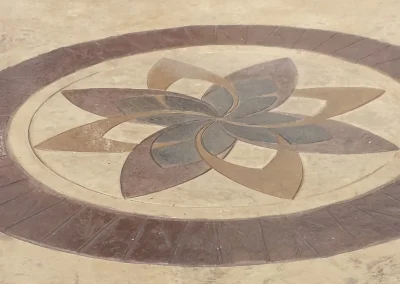 Pattern Imprinted Concrete Bespoke Features