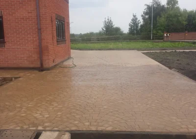 Pattern Imprinted Concrete Bespoke Features