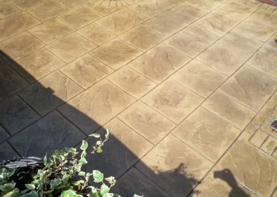 imprinted concrete cobble styles