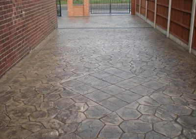 imprinted concrete Random Stone Styles