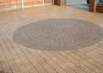 Pattern Imprinted Concrete Bespoke Features