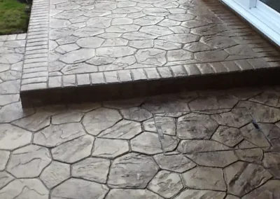 imprinted concrete Random Stone Styles