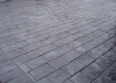 imprinted concrete cobble styles