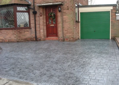 imprinted concrete cobble styles